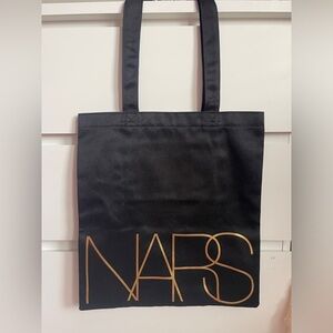 NARS Black and Gold Luxury Tote Bag